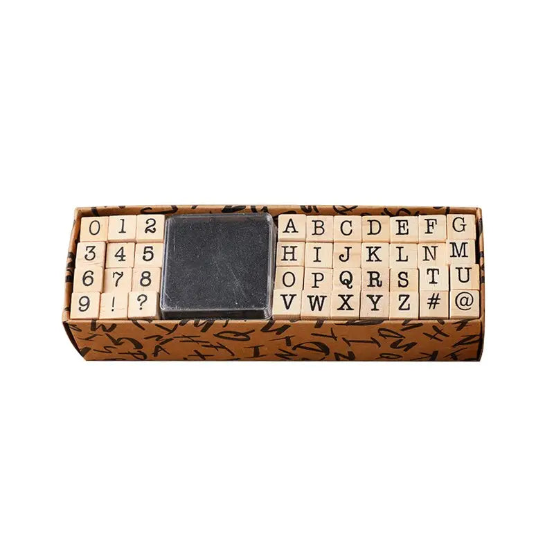 Alphabet stamp kit