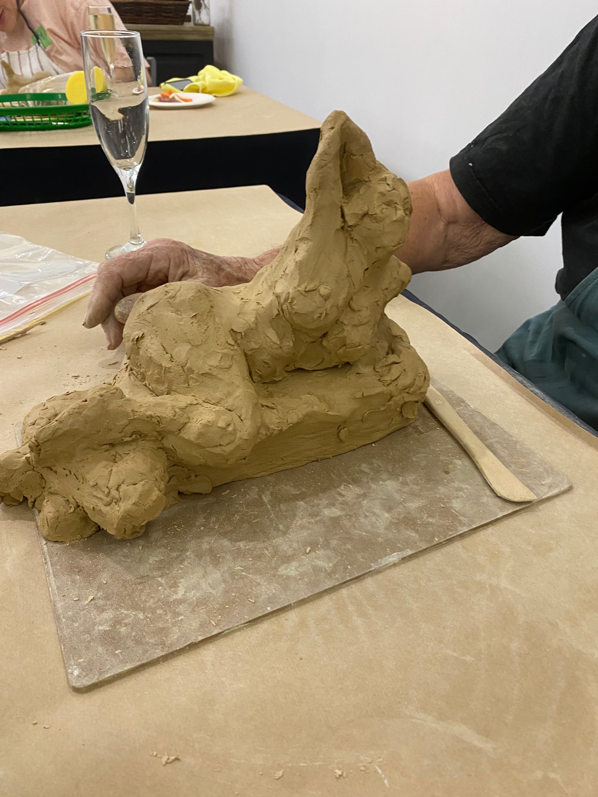 Example of figure in clay