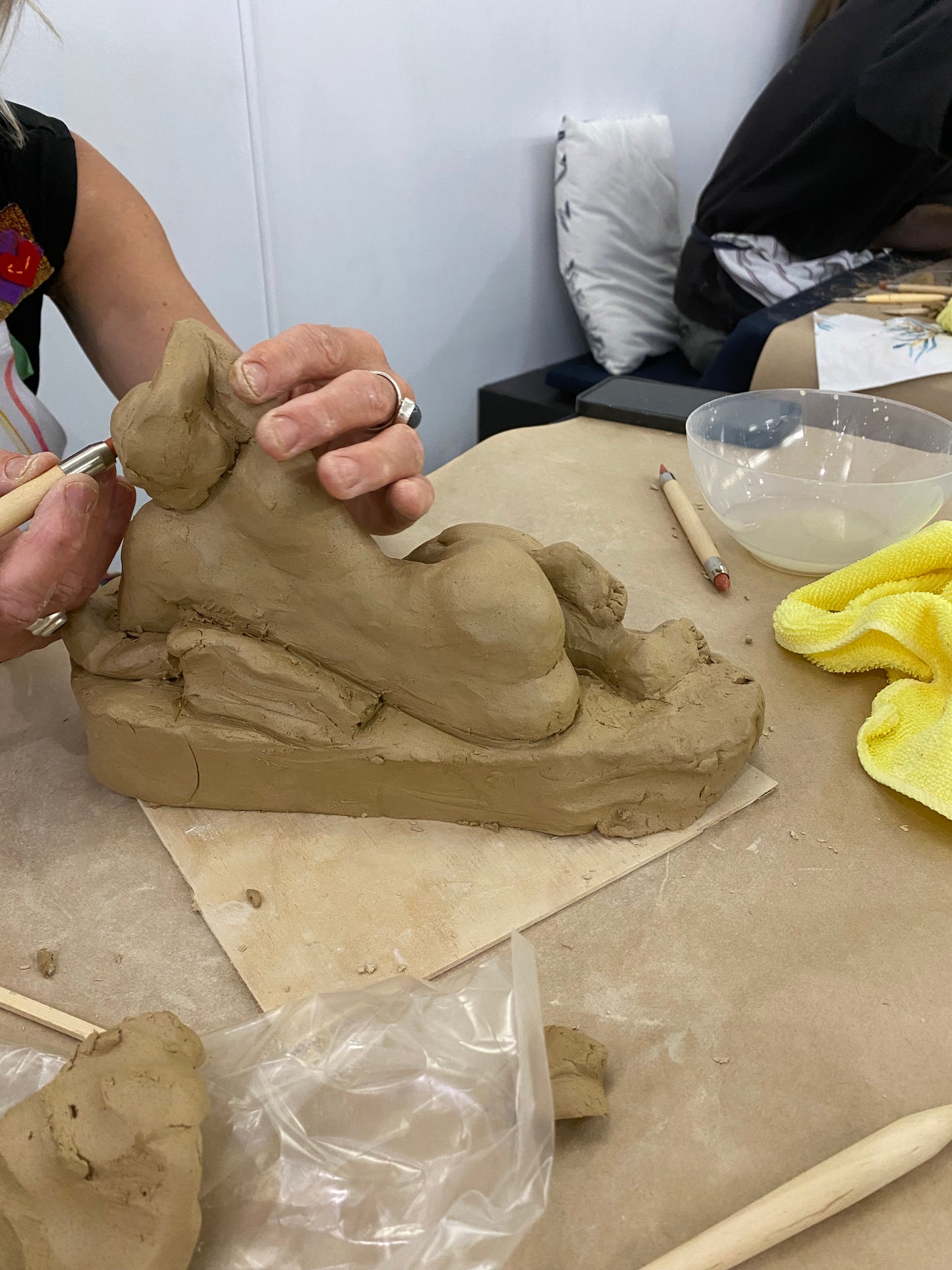 Example of figure in clay