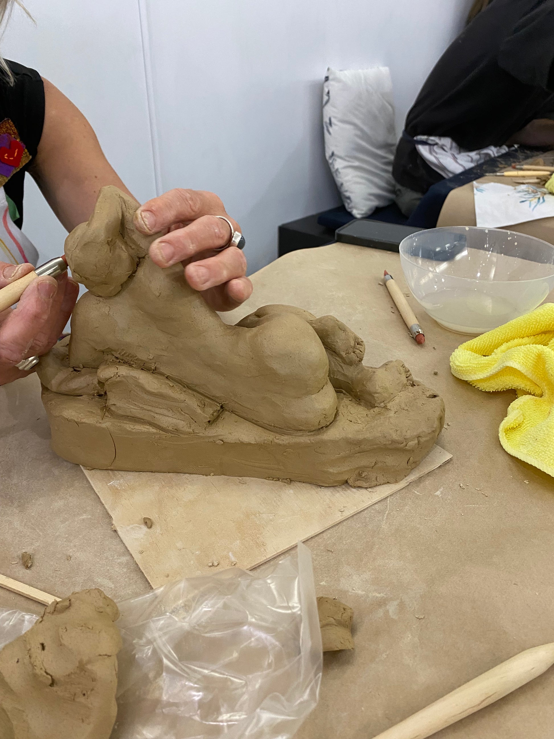 Example of figure in clay